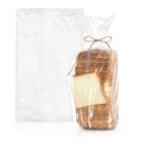 Pack of 1000 Micro-Perf Bread Bag 11 x 20 + 1 1/2 LP. 1 mil Ultra Thin Design Clear Polypropylene Bags 11x20. Crusty Bread Bags for Home