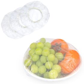 Plastic Bowl Covers with Elastic Edge 24", Pack of 1000 Clear Disposable Bowl Covers Elastic, Odorless Plastic Covers for Bowls
