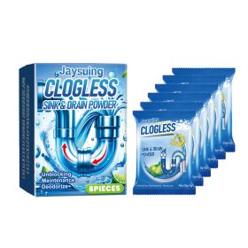 Pipe Cleaning Powder (Boxed), 6pieces, Cleaning Agent for Home Cleaning (Option: Default)